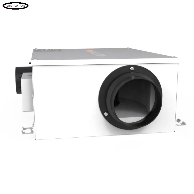 Wholehouse Multi-Port Ventilators HVAC System 450m3/h Stainless Steel Ventilation Fan Multiple Connection To Each Room