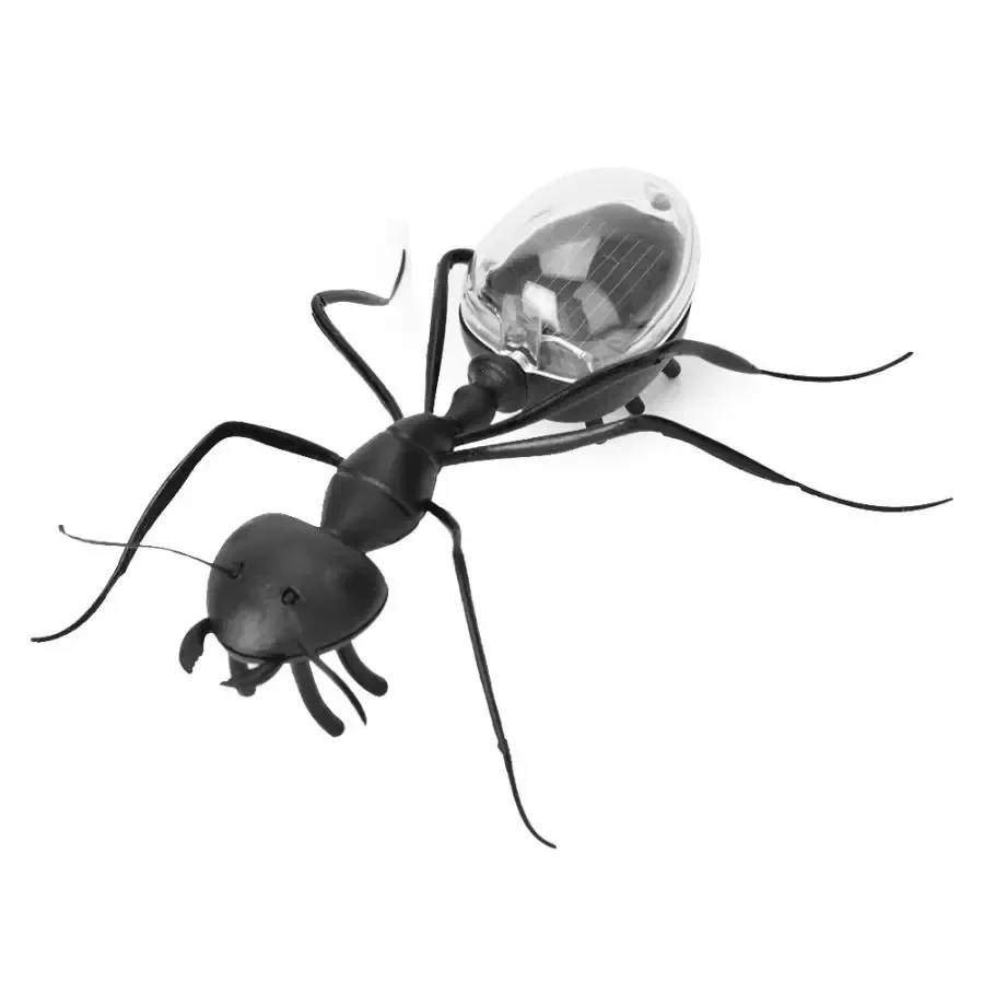 Plastic prank joke trickery simulation animal model kids early education solar power ant insect toy