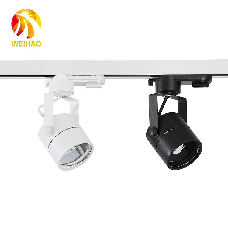 
New commercial modern 3000k black jewelry display aluminum indoor room 8w led spot light 