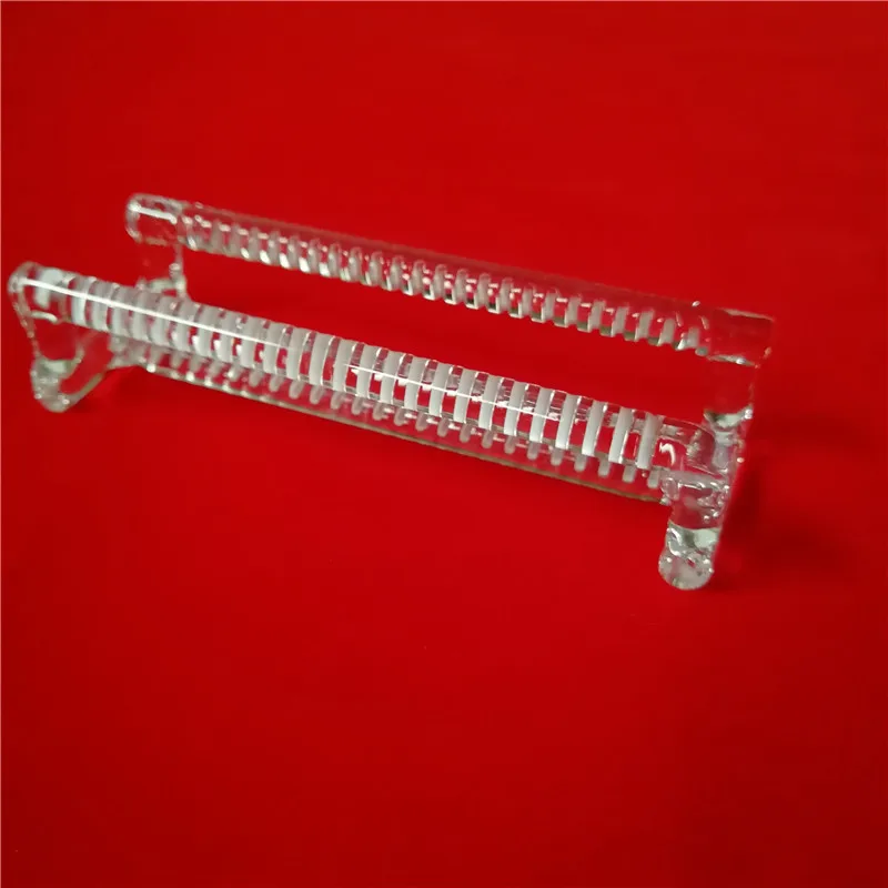 Теплостойкость прозрачный кварц кремнезема лодка для солнечной энергии