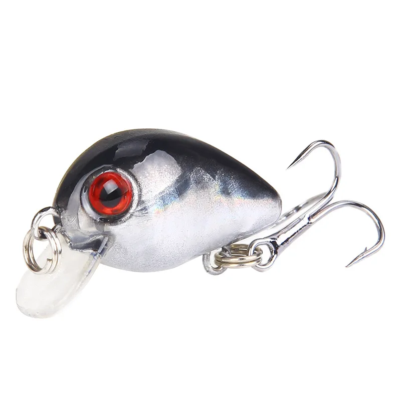 SEASKY Topwater 3D Simulation Painting Freshwater Fishing MINI Hard Lure Crank Bait