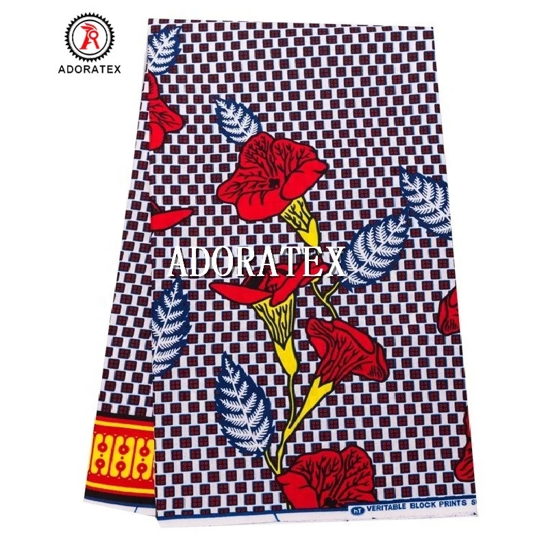 African wax prints fabric high quality wax cotton fabric