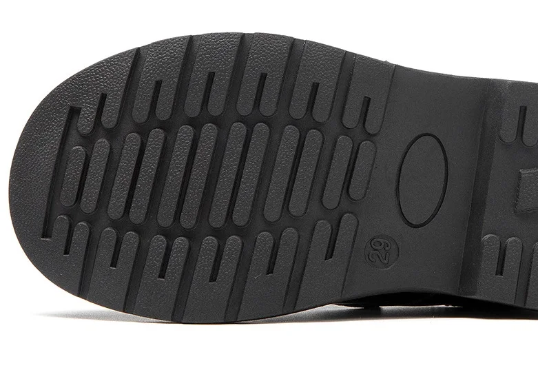 Wholesale Children Boy Girl School Black Kids Leather Shoes