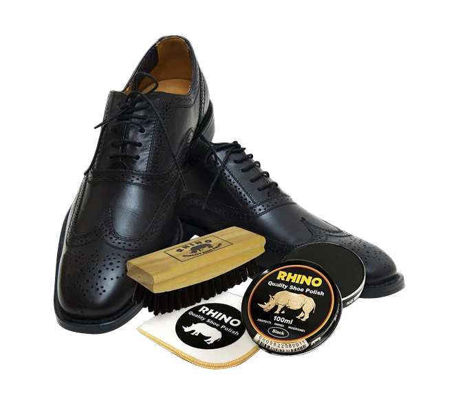 Rhino quality shoe polish 50ml Black color shoes and leather shinning hot sale shoe polish  OEM/ODM  FACTORY MADE