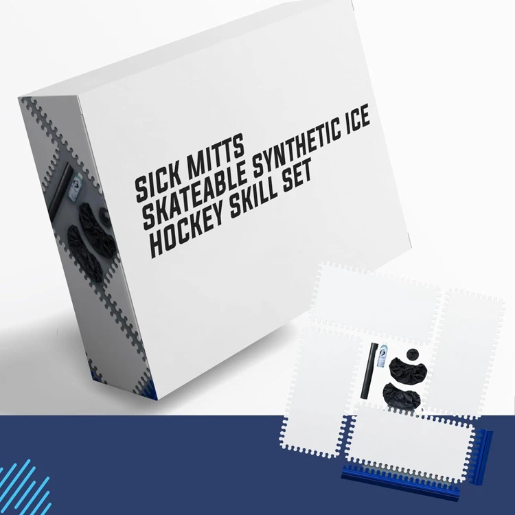 Sanhong Bespoke Indoor Outdoor Pe Sheet Ice Hockey Synthetic Ice Skating Rink Flooring Tile For Ice Rink