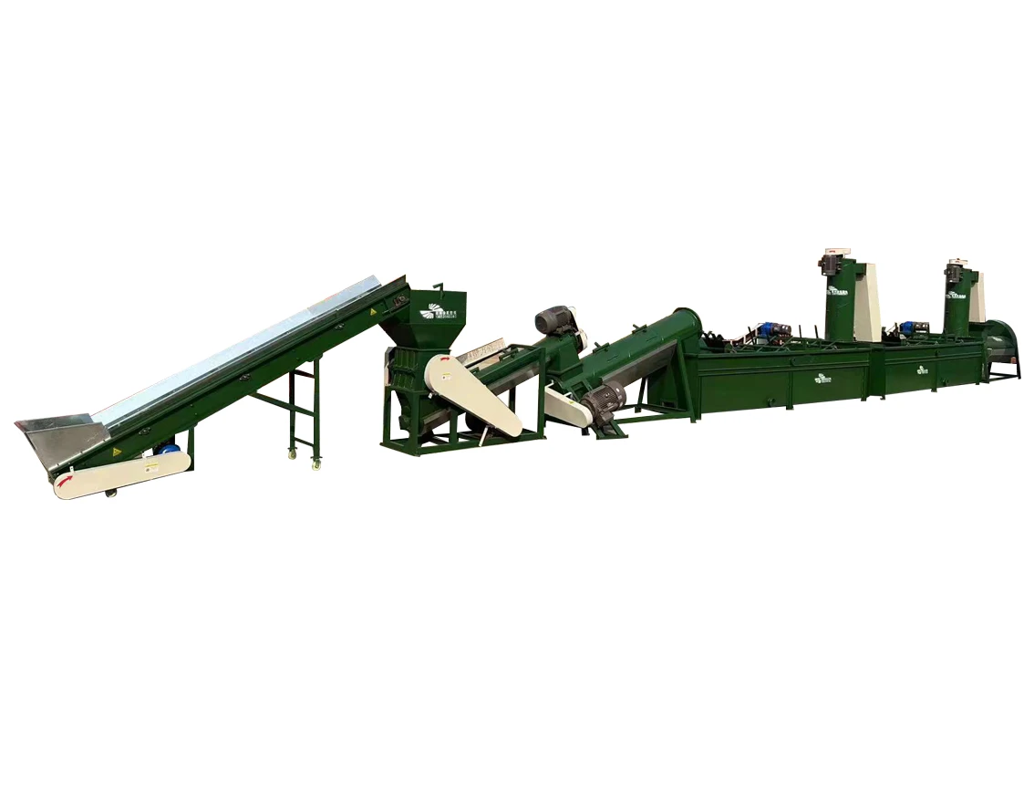 plastic agricultural pe pp film  pp jumbo bag recycling crushing washing pelletizing machine line for pp pe film