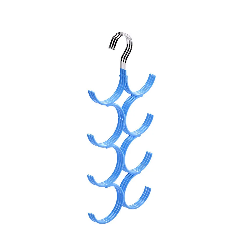 wholesale metal hanger scarf rack household storage artifact tie silk scarf metal scarf tie hangers