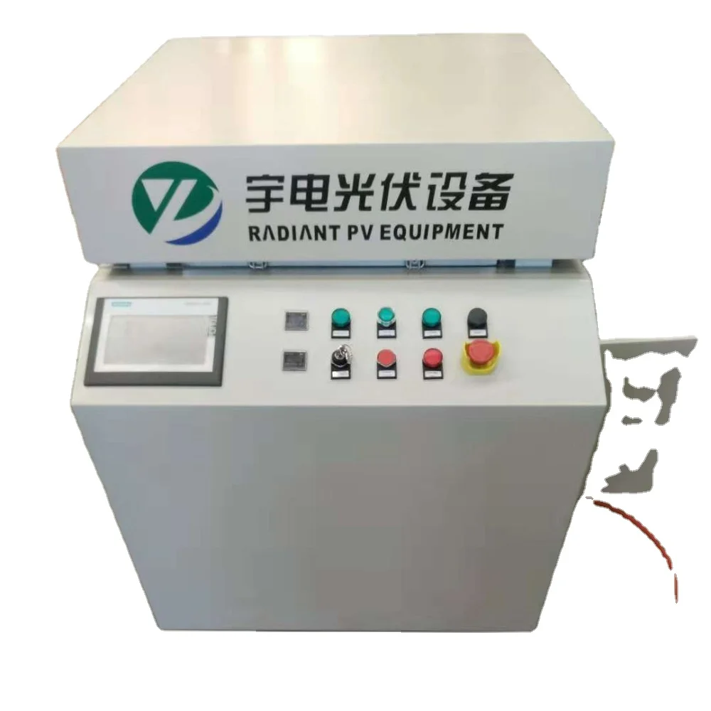 Radiant electrical heating laminator  perovskite solar module laminator