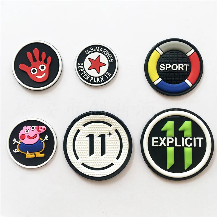 Label Custom Rubber Embossed 3D Soft Hat PVC Patch