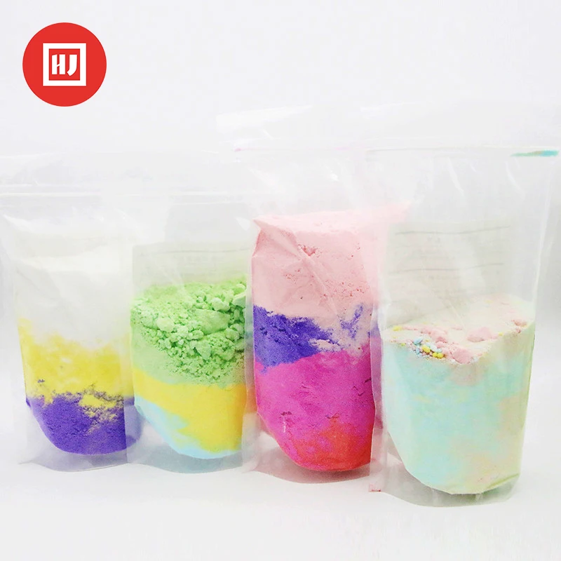 
High Quality Skin Whitening Herbal Jelly Bath Powder Foot bath Salt Milk powder Bath Bomb Fizzy powder organic 