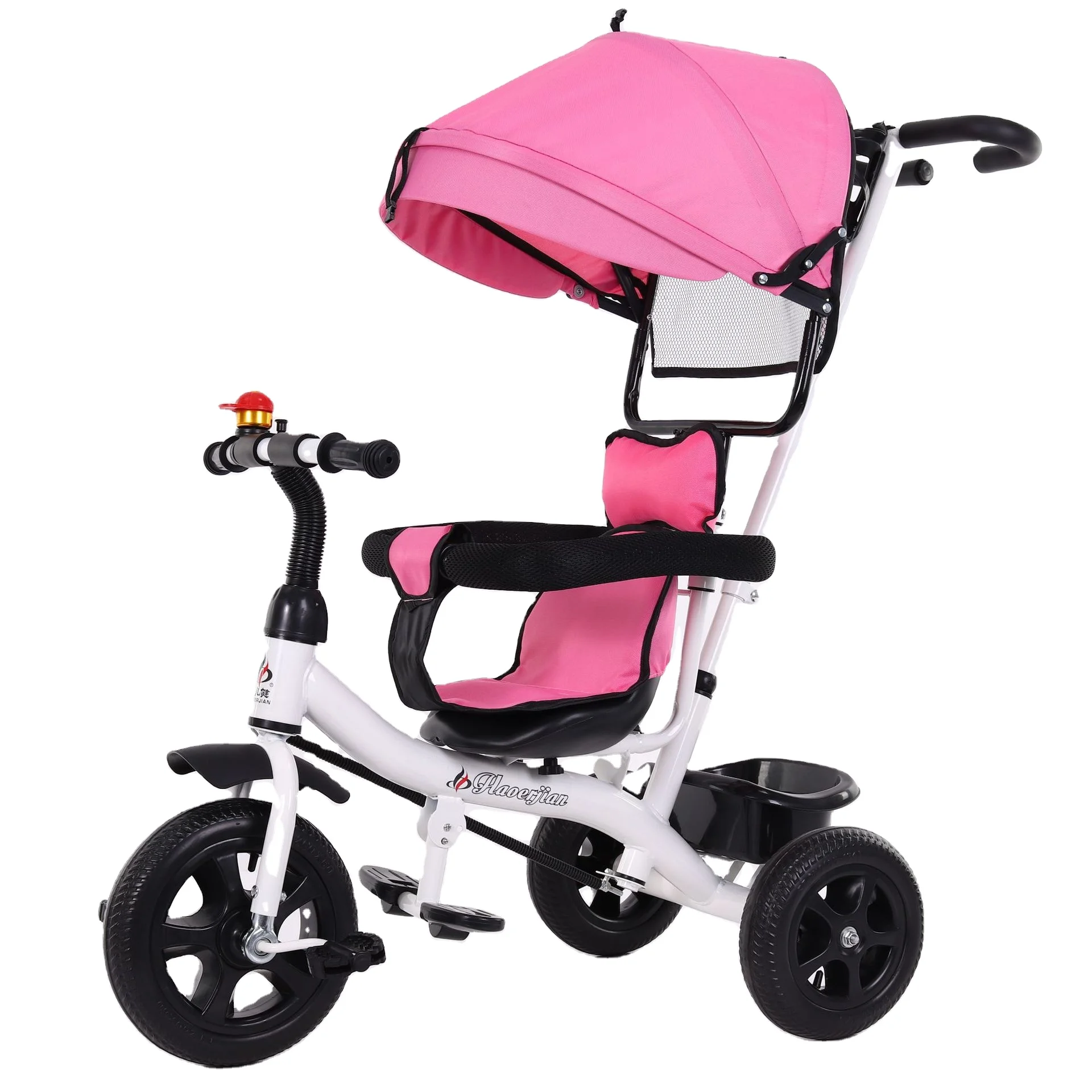 2020 hot sale 4-In-1 baby tricycle kid toys children tricycle best tricycle for babies