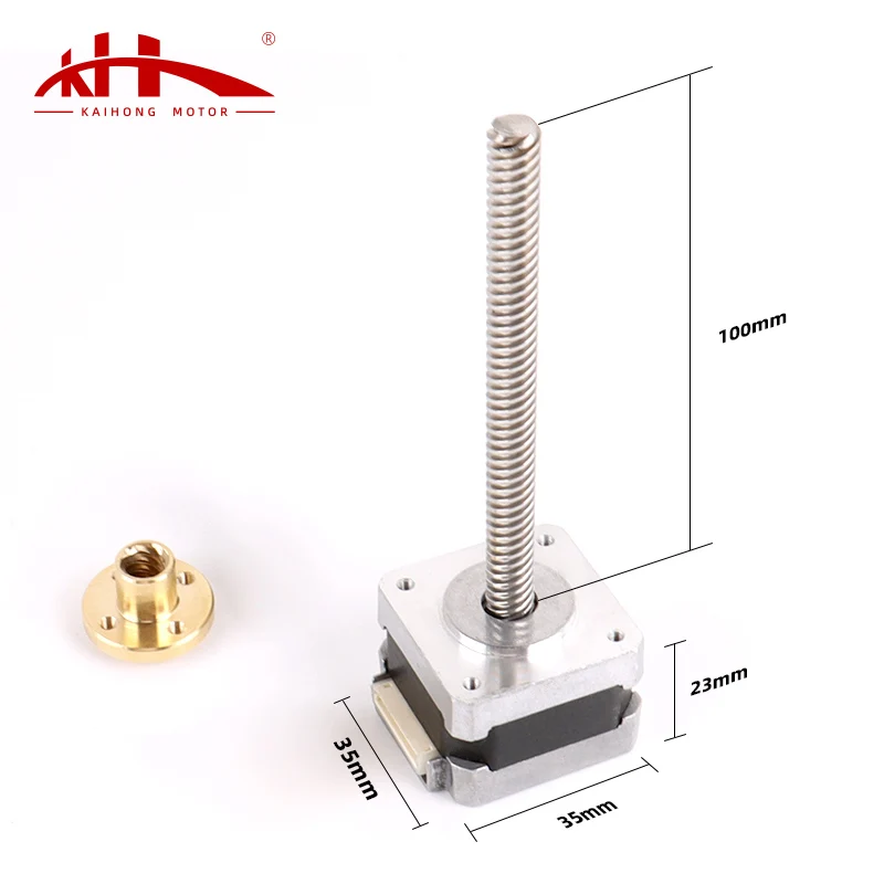Best Kaihong Professional Manufacturer Factory Hot Sale Nema 14 Screw Stepper Motor