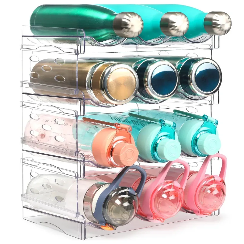 Hot Sale Cabinet Water Bottle Refrigerator Organizer Removable Wine Rack for Cabinets Kitchen Pantry and Locker Organizer