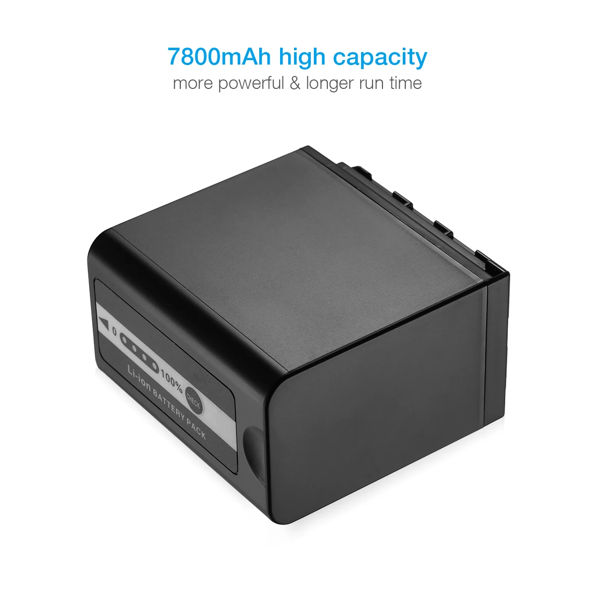 Powerextra литий-ионный 7 2 V 7800mAh перезаряжаемые Аккумуляторы для цифровой техники цифрового фотоаппарата Panasonic VW-VBD58 VW-VBD78