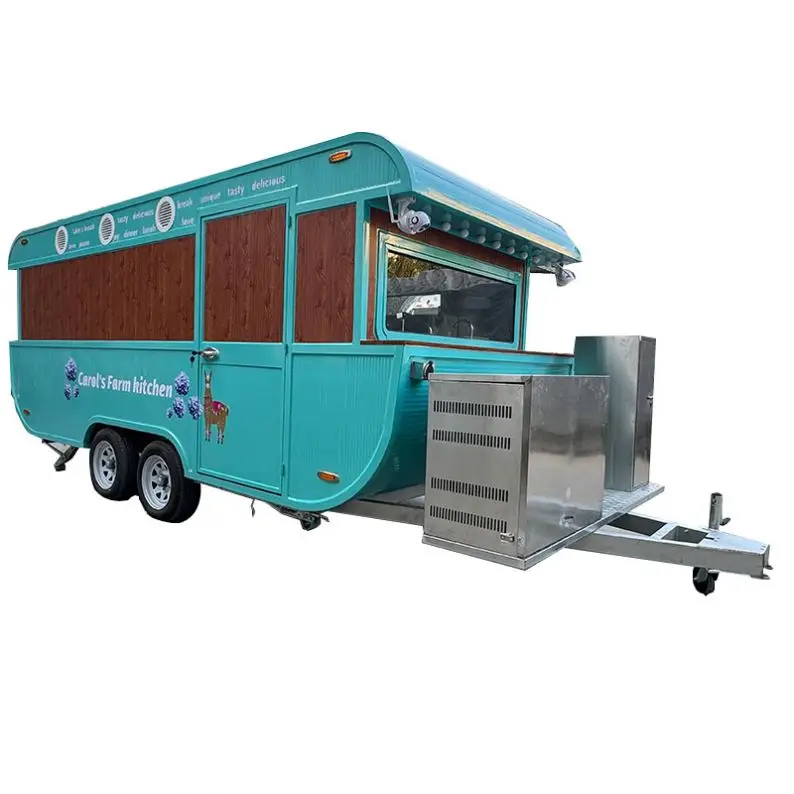 Best selling new multifunctional dining popular fashion fast food car dining trailer