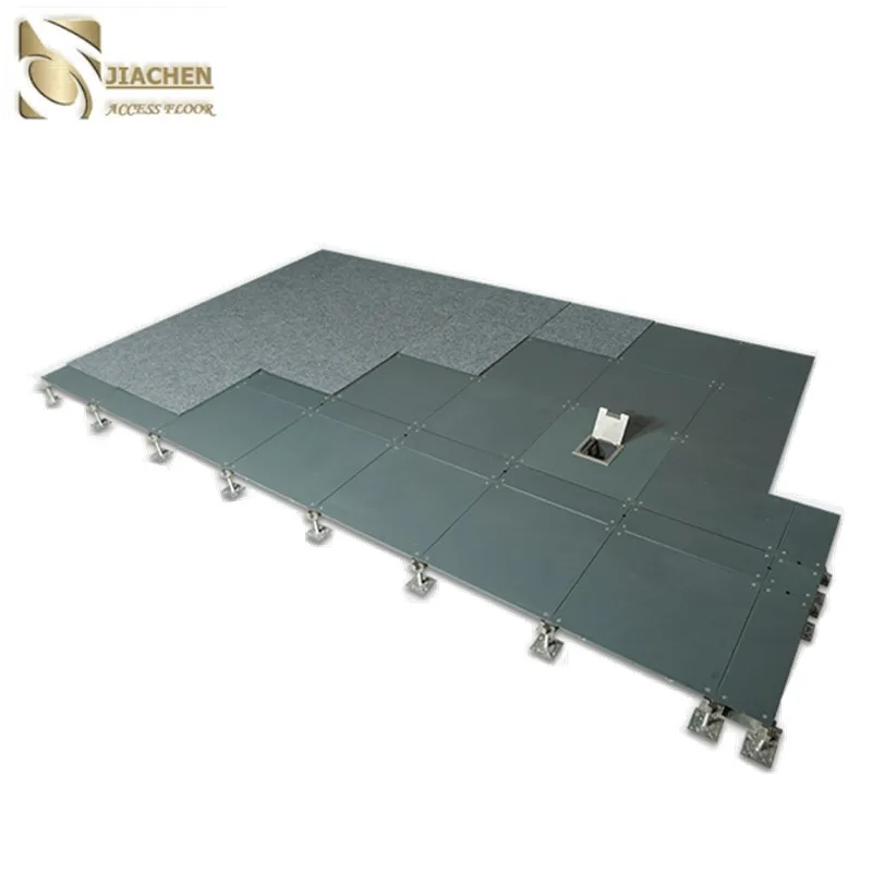 Quality waterproof steel raised floor with ceramic tile finish in China