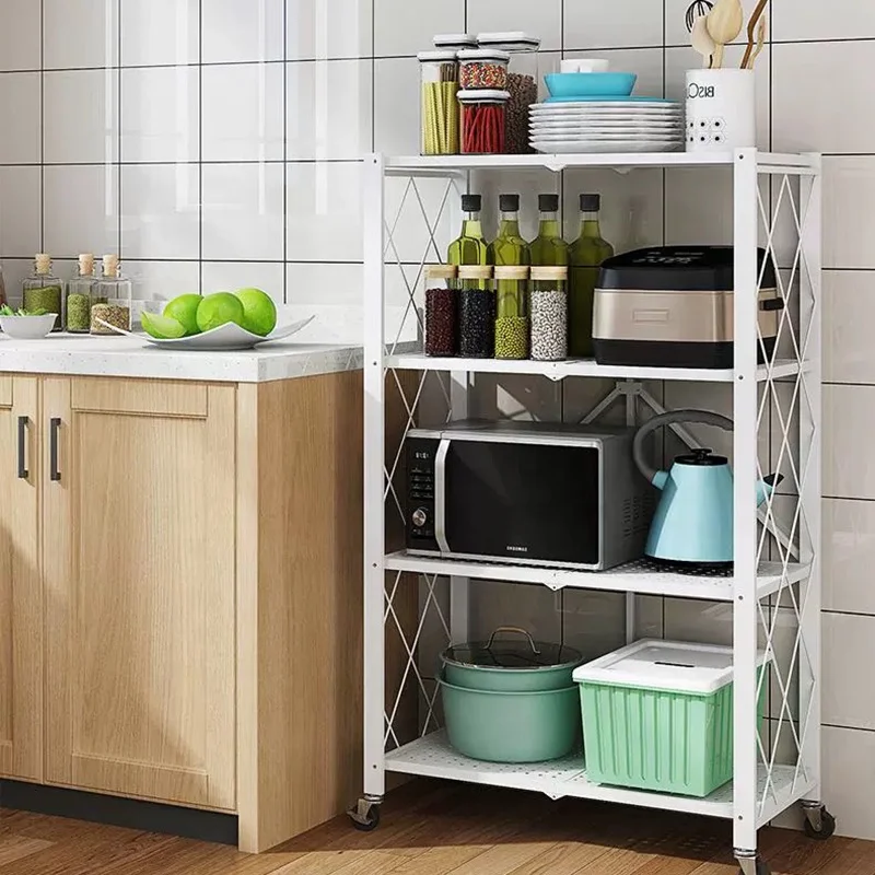 Home And Kitchen Accessories Dish Drying Rack Over Sink Kitchen Folding Storage Shelf Rack