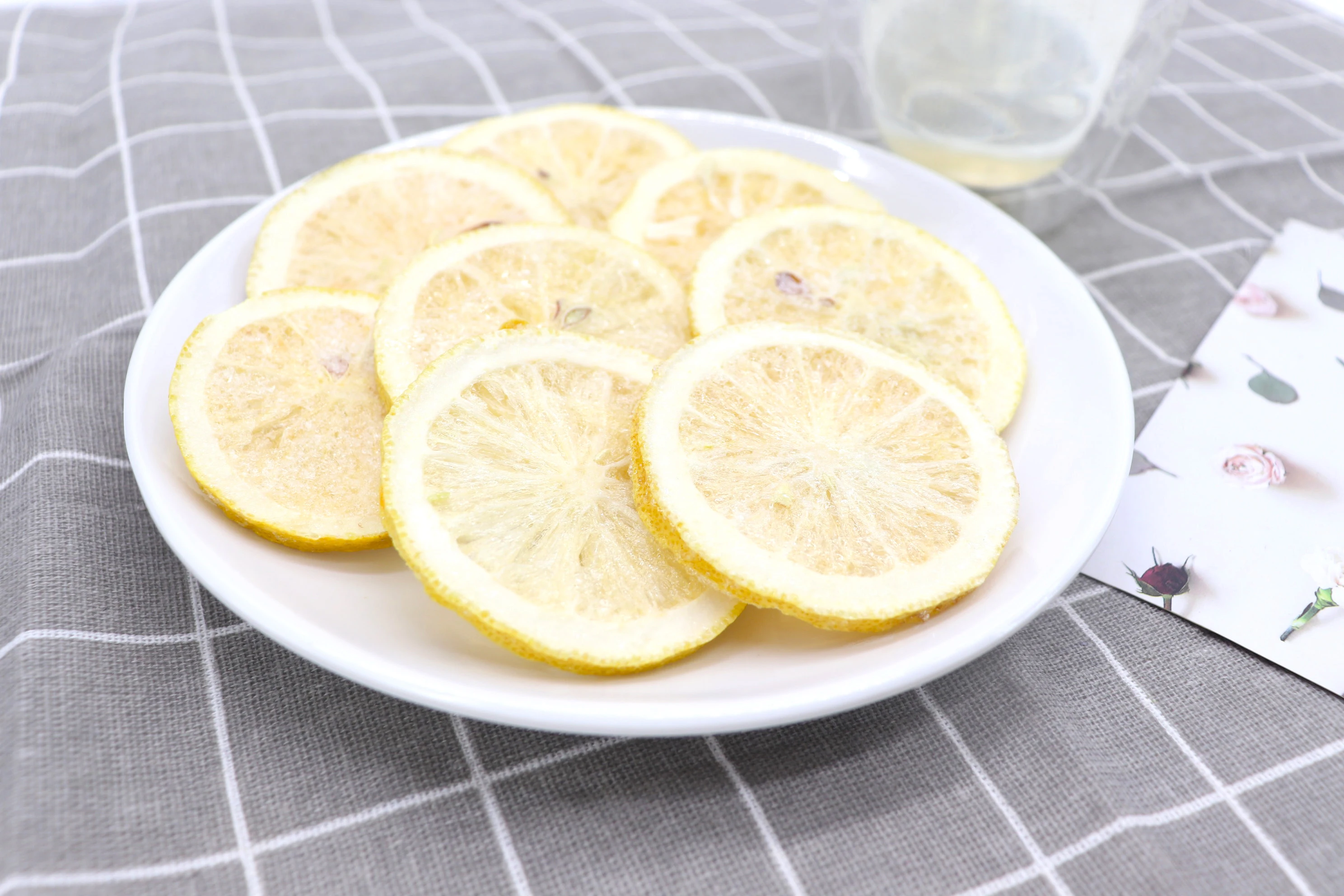 100% Natural Fruits Freeze dried Lemon Slice With Honey Wholesale Freeze Dried Honey Lemon Pollution-free Dried Lemon Slice