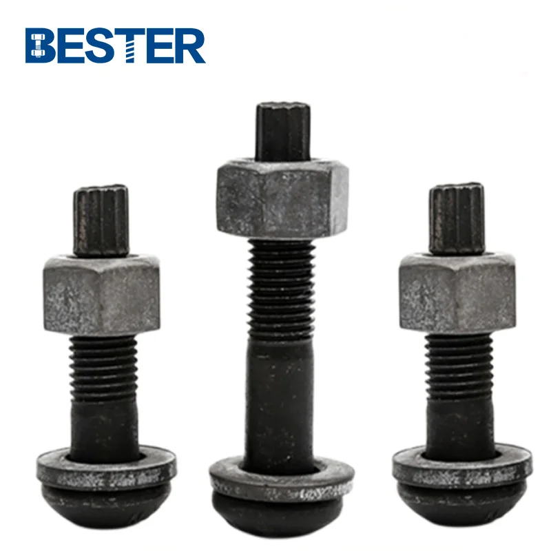 GB3632 Grade 10.9 black round button head steel structureTorque TC bolt twist off torsional shear bolt