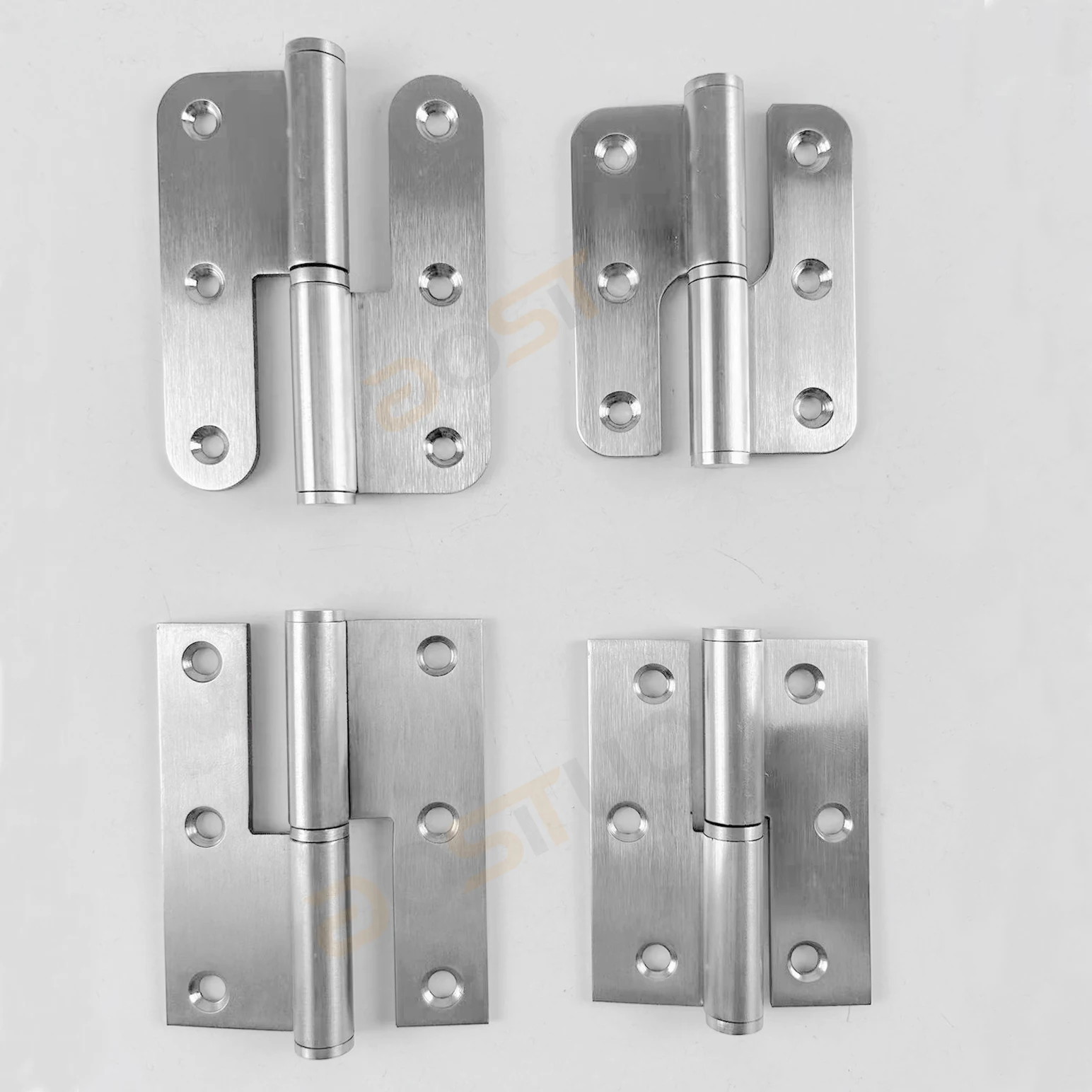 Factory Wholesale SS304 SS201 Detachable BBQ Oven Hinge Welded Lift-off Door Hinge Furniture Cabinet Flag Door Hinge