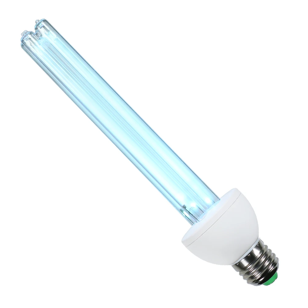 E26 E27 High quality uvc sterilizing lamp  Easy to install Ultraviolet Lamp 254nm 10W/15W/20W/25W  E27 UV Germicidal lamp