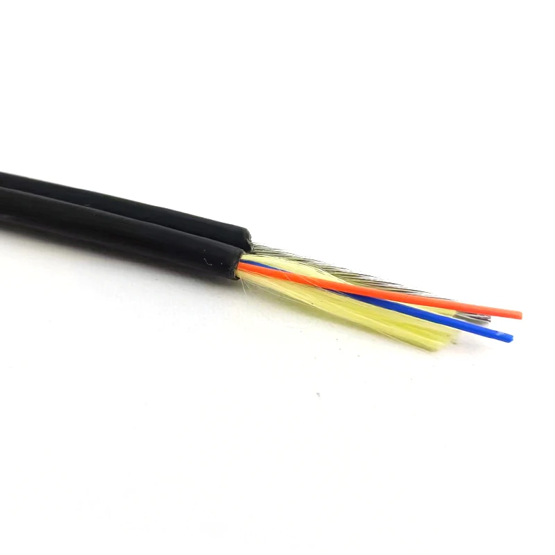 Aerial Self-Supporting GJYC8H Indoor fiber optic figure eight cable 2 hilos Figure 8 Cables with Aramid Yarn