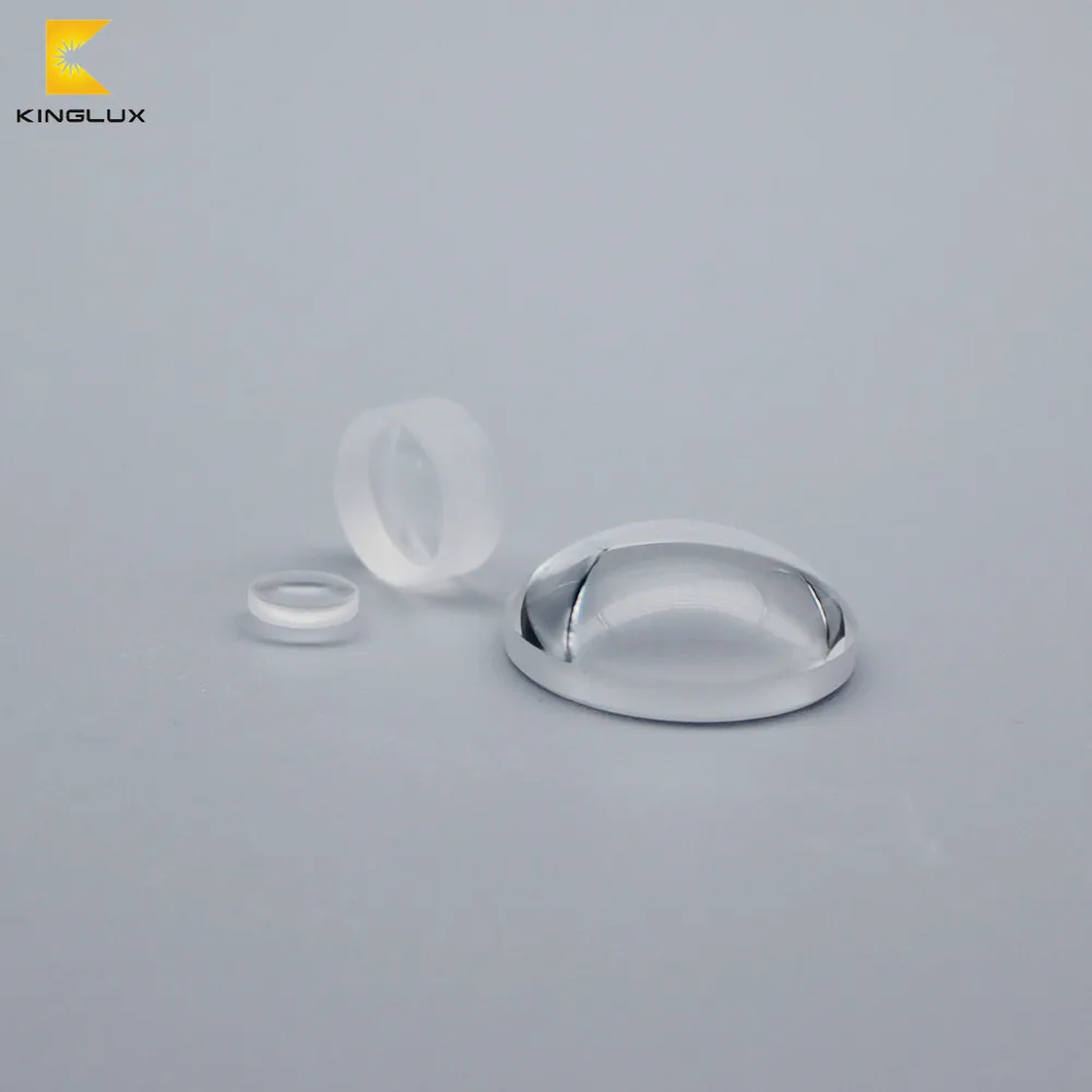glass fused silica quartz glass UV led plano convex lens 6mm