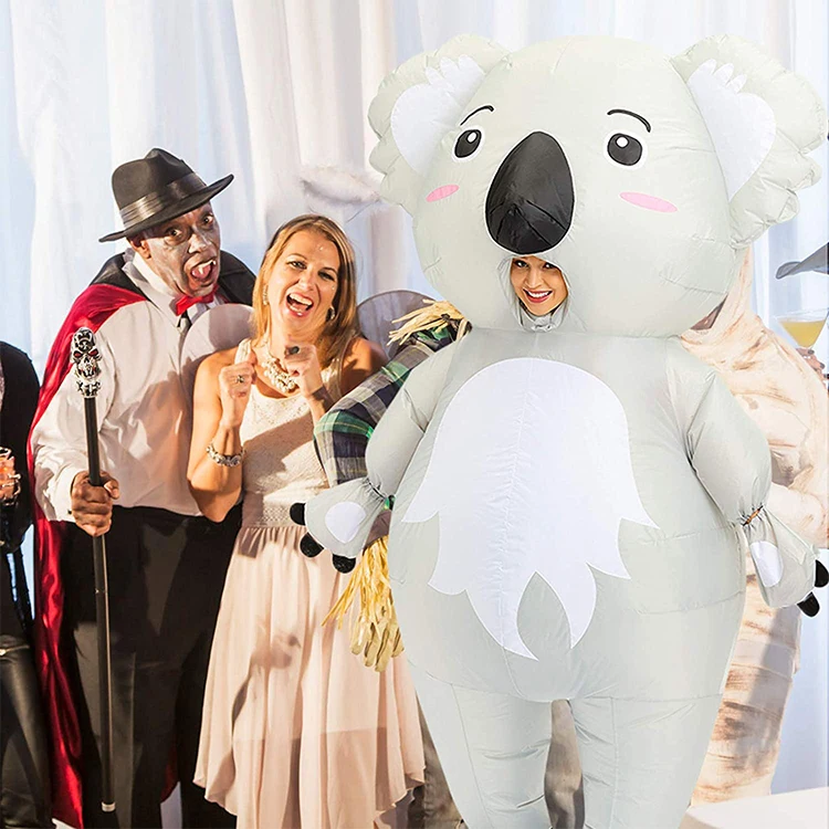 Mascot Dress Animal Fantasia Adult Halloween Carnival Birthday Party Cosplay Inflatable Koalas Costume