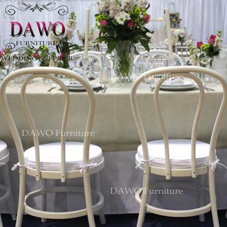 Hotel furniture black cushion wholesale metal iron chairs