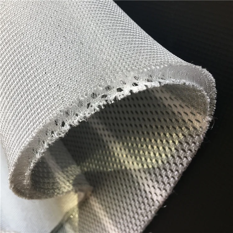 Wholesale 7mm hexagonal 3d sandwich air mesh fabric for baby pillow or mattress
