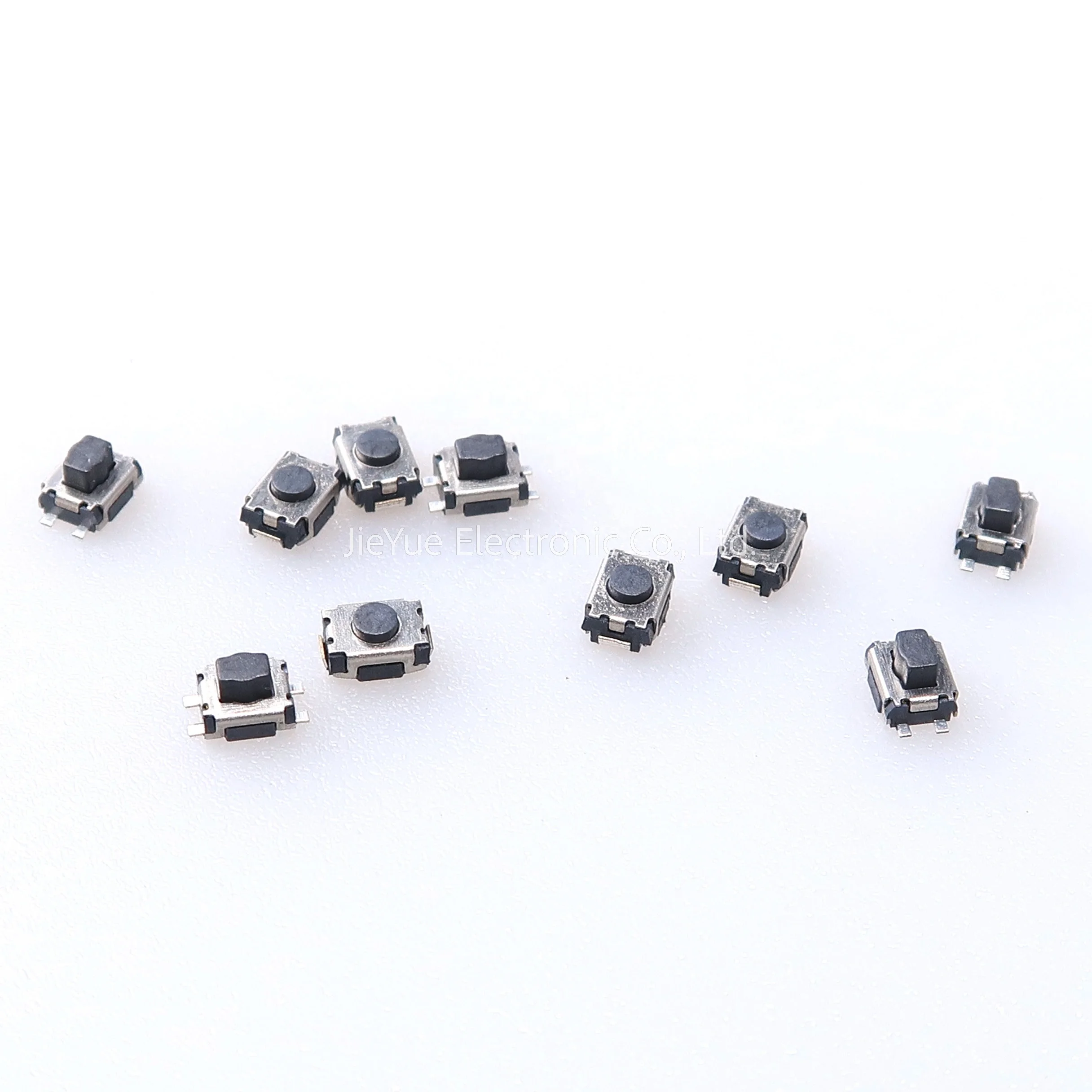 Tactile Switch, 2-Pin/4-Pin Vertical Keycap, 3*4*1.8mm Surface Mount Miniature Micro Push Button