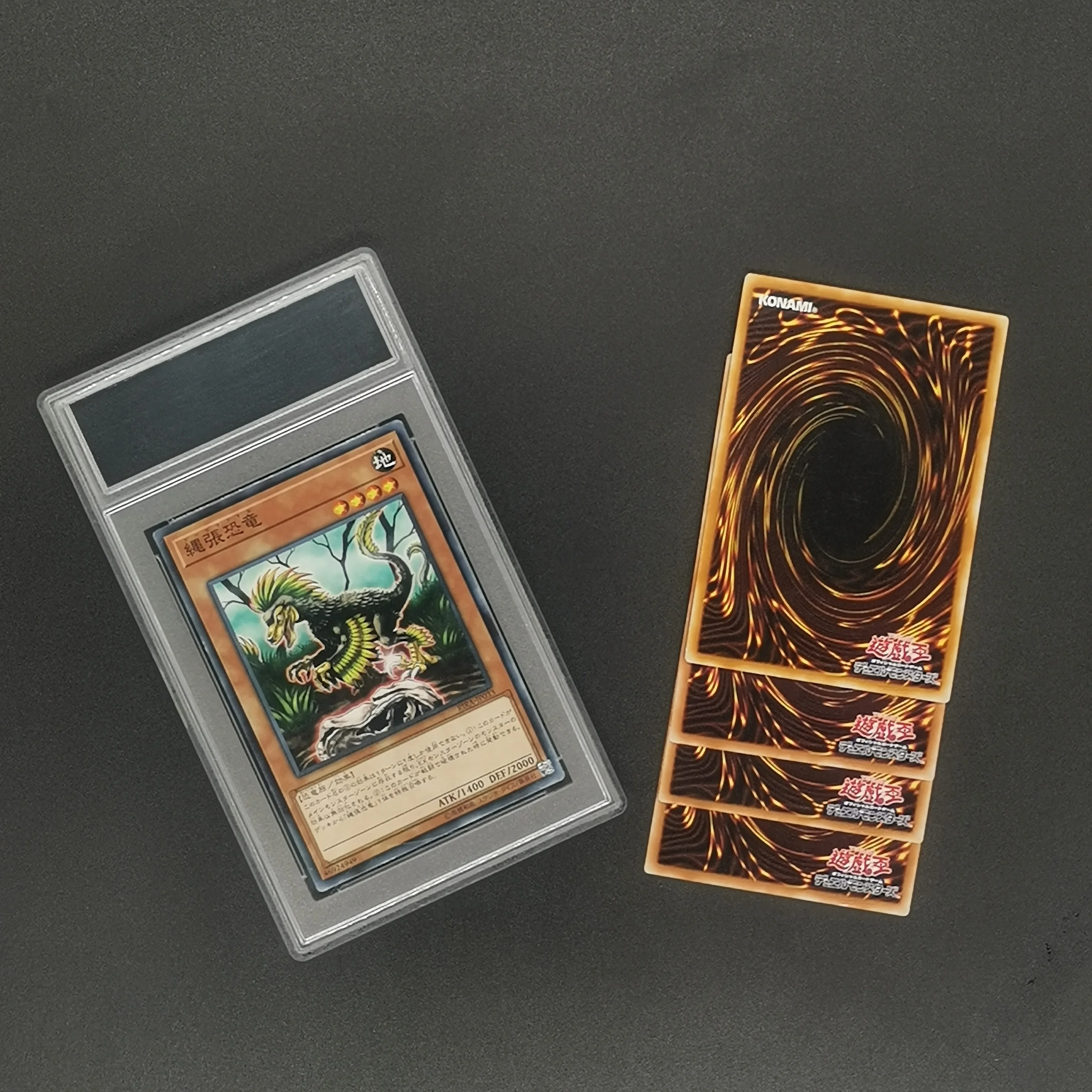 Ultrasonic type grading playing cards hard plastic cases plastic card slab 60*87