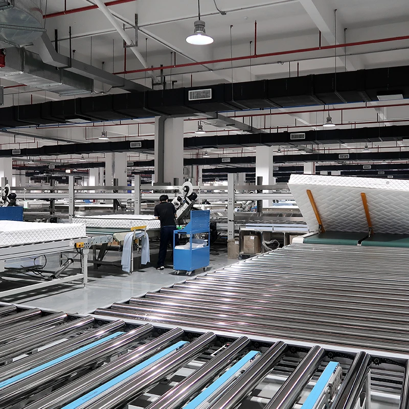 Полностью автоматическая линия для производства матрасов из