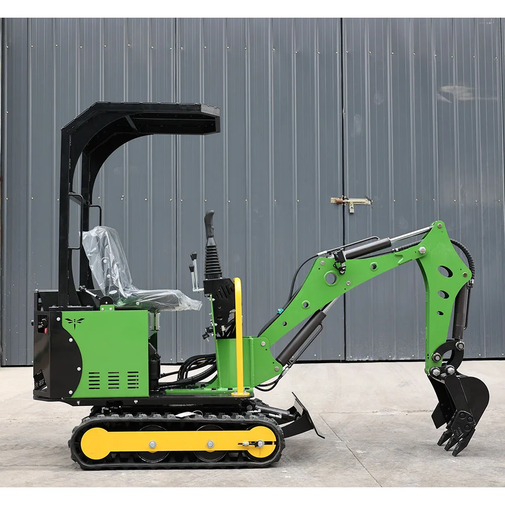 China Free Shipping Farm equipment small digger 0.8 ton digging machine mini engineering excavator