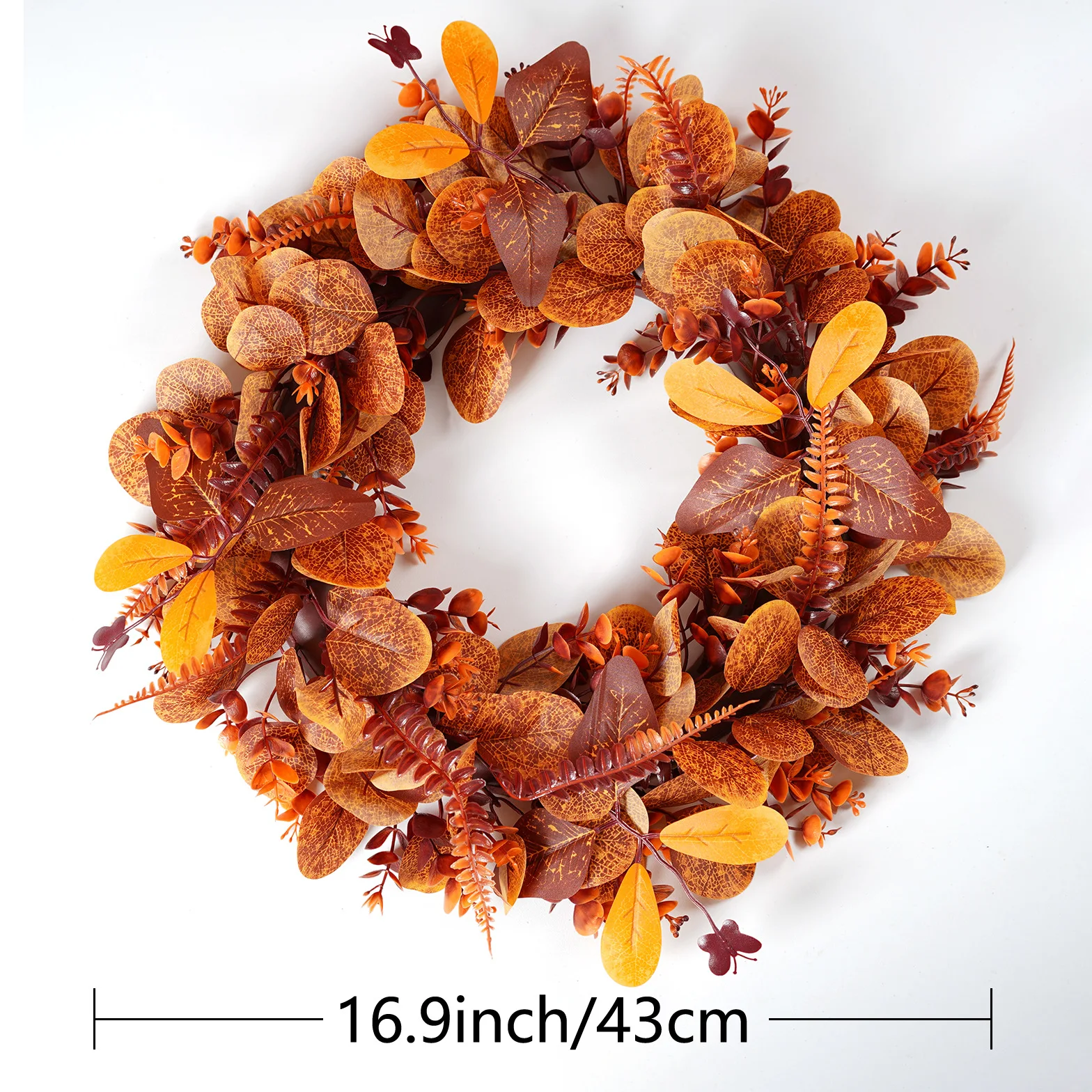 Hot Selling Autumn Artificial Rattan Vine Eucalyptus Garland Hanging Wall Door Decoration For Home Events Party