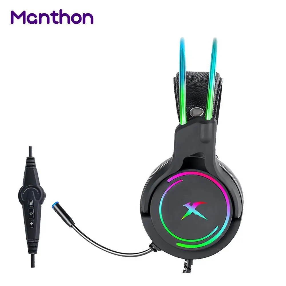 Factory Wholesale Low Price Waterproof Computer Headset Gamer Noise Cancelling Over-Ear Headphone Gaming Headset
