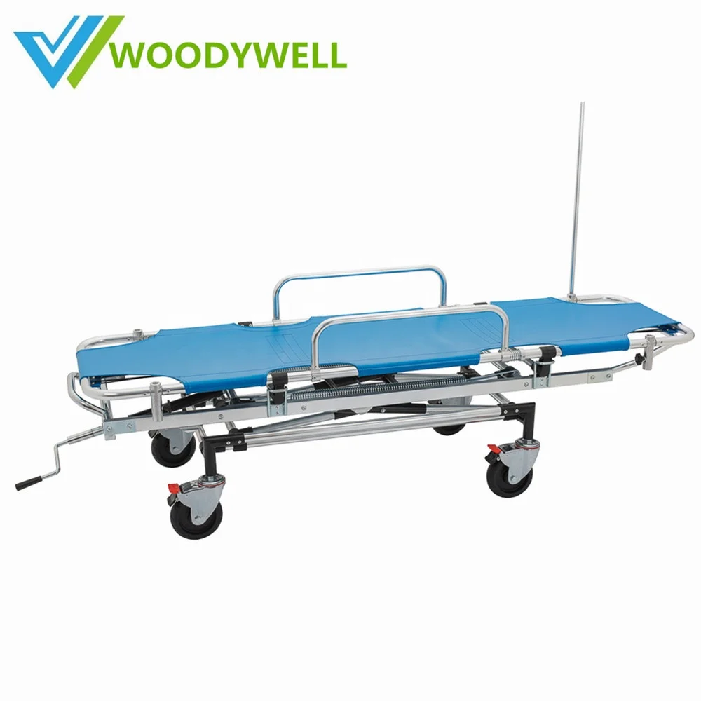 WS405 Aluminum Alloy Folding Emergency Ambulance Patient Stretcher