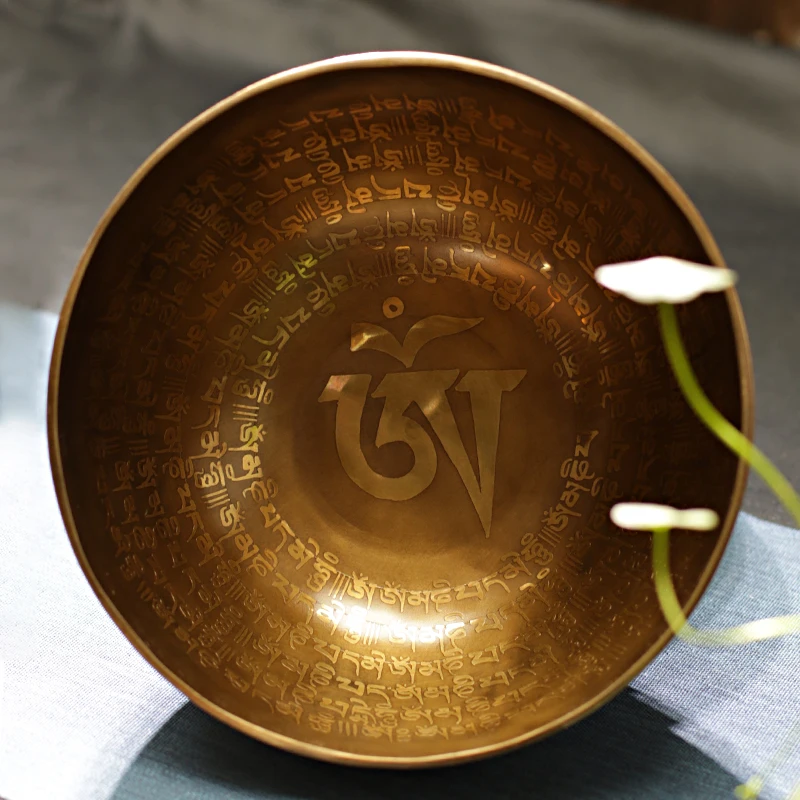 Nepalese handmade wholesale full-scripture singing bowl