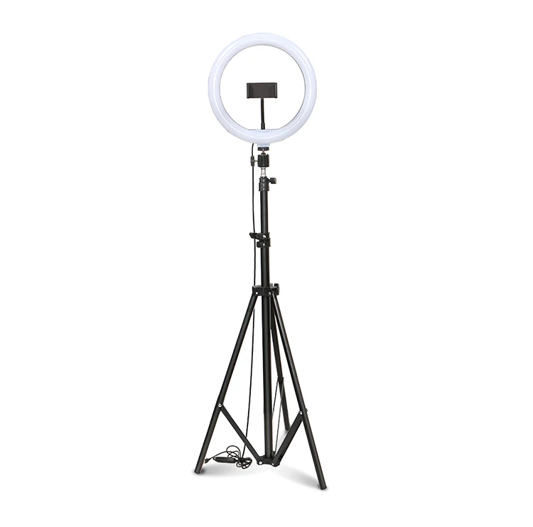 2024 Hot Trend Heavy Duty Live Streaming Tripod Stand With Ring Light L206 Video Photography LED Lights Phone Stand