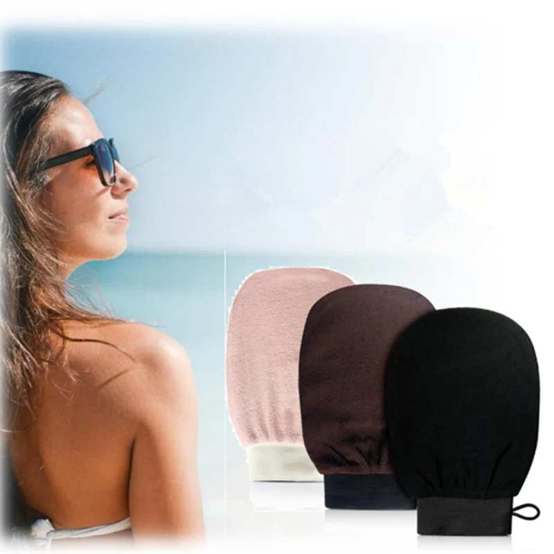 Hot Selling Tan Removal Mitt Trendy Mitts Turkish Bath Exfoliating Mitt