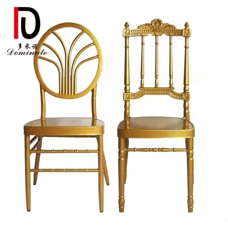10 Years Manufacture Stackable Gold Metal Event Banquet Stacking Napoleon Phoenix Chiavari Chivari Tiffany Weddings Chairs