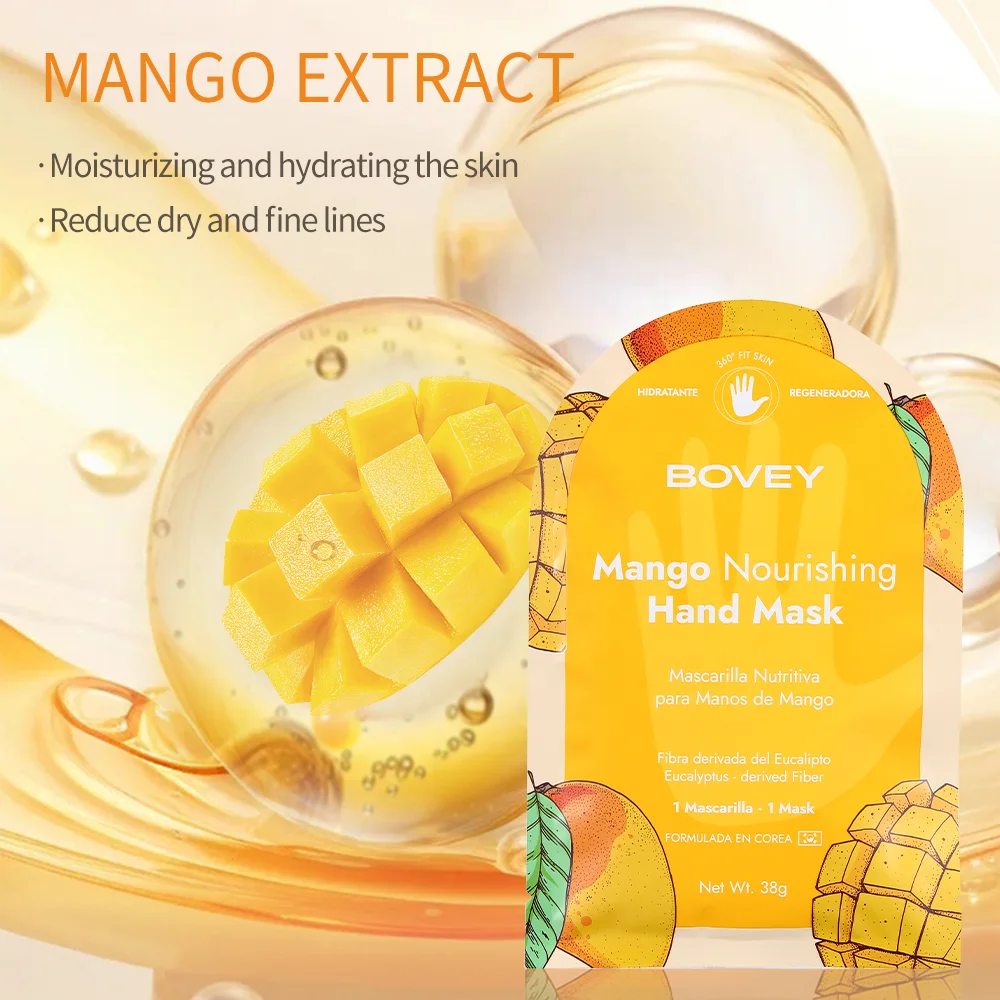 Manufacturer Private Label Custom Logo Skin Care Hydrating Repair Nourishing Moisturizing Gloves Hand Mask