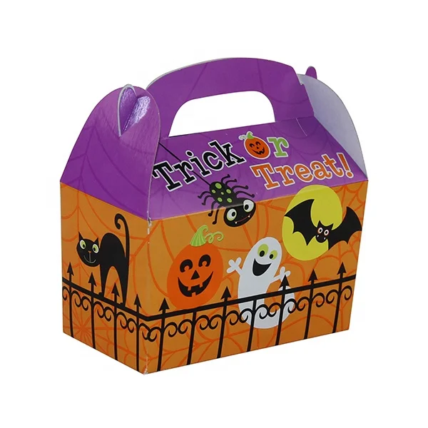 Box Factory Wholesale Custom Logo Recycled Corrugated Oh Holy Night Toys Candy Tricker Treat Gift Paper Box