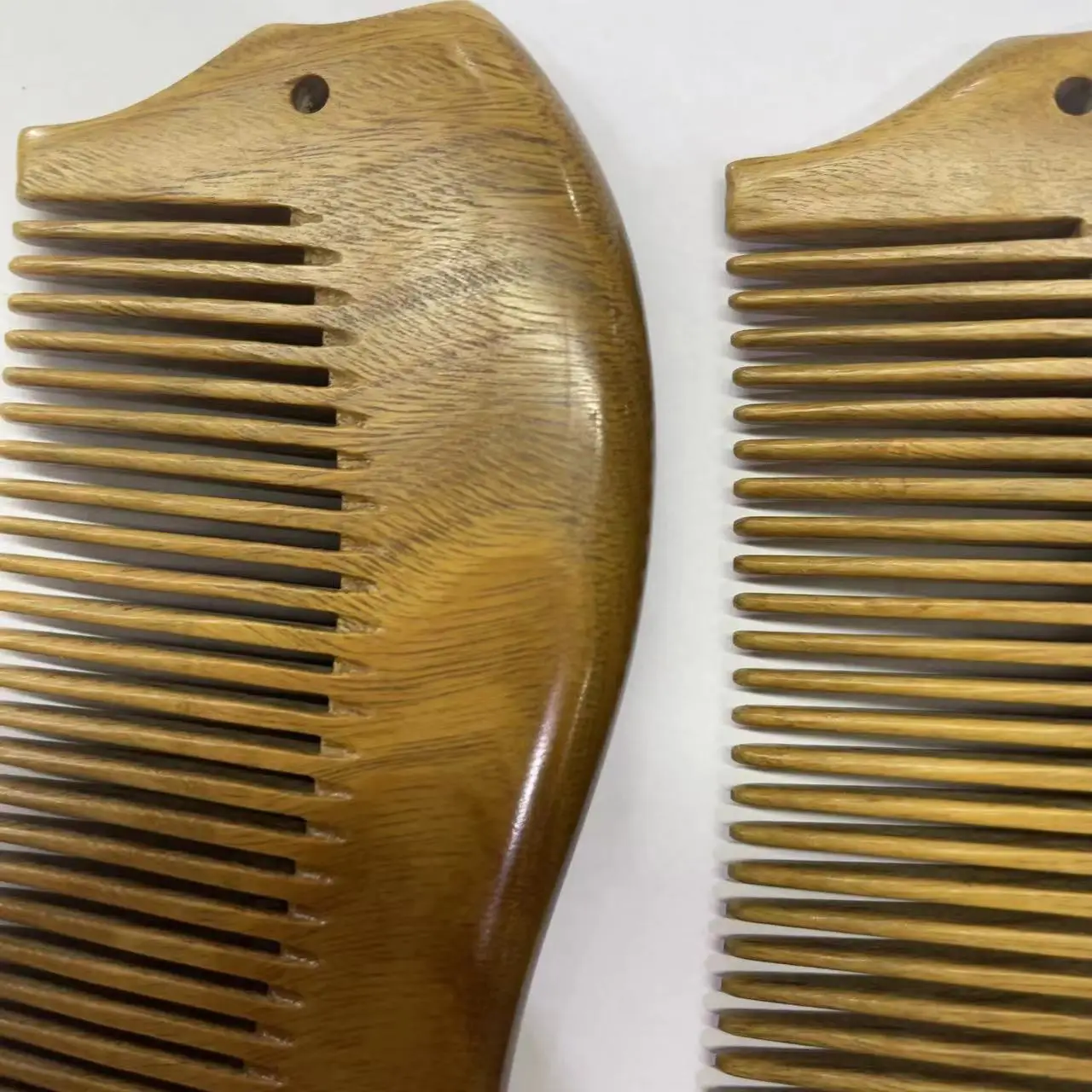 Portable Handmade Premium Natural Wooden Comb Verawood Sandalwood Comb Set