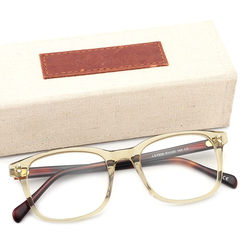 3 days shipment ready made fashionable computer blue light blocking acetate optical glasses