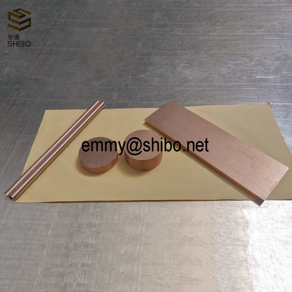 original manufacturer W70Cu30 tungsten copper alloy rod for spark electrode