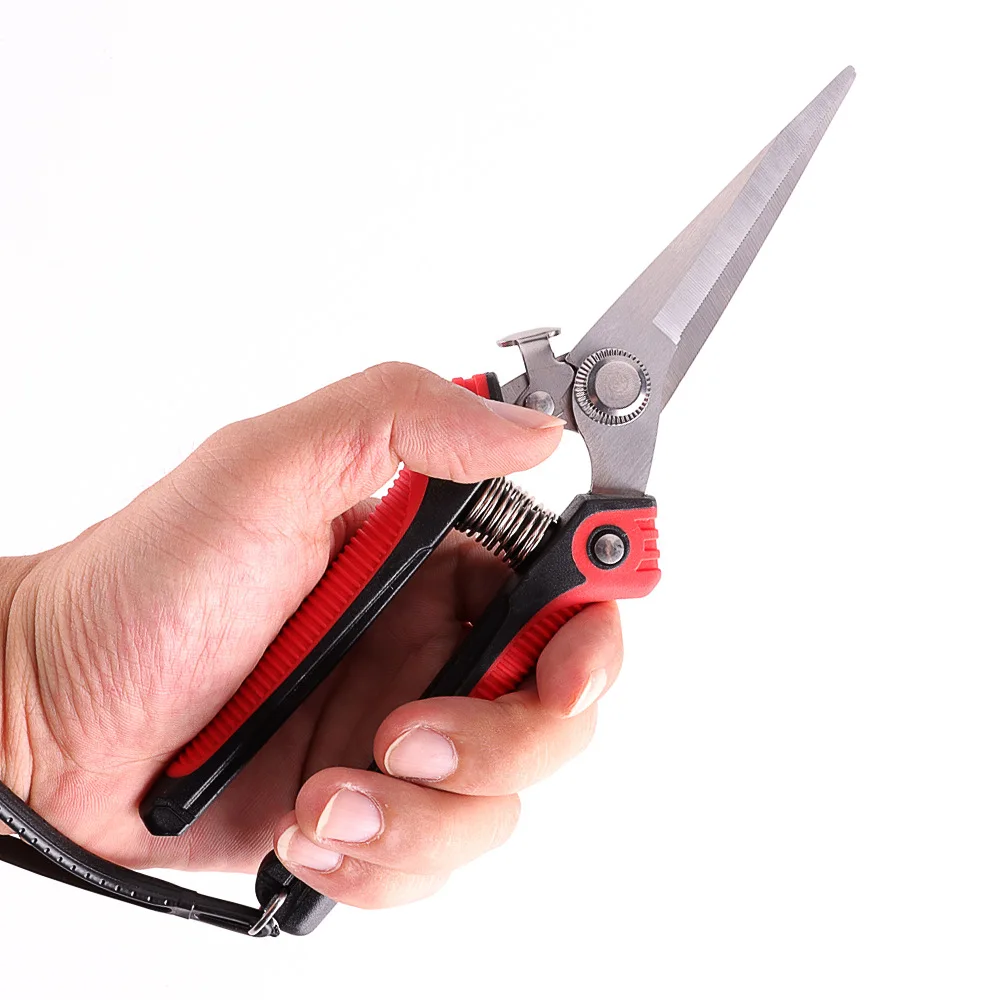 Hot Sale DIY Stainless Steel Garden Grafting Scissor Pruner Grass Scissors for Cutting Trimming Scissors