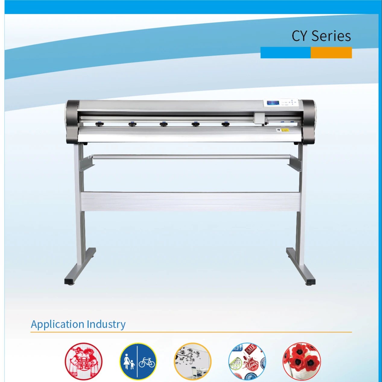 MYCUT CY1200 camera sensor contour cut sticker graphplotter cutting plotter