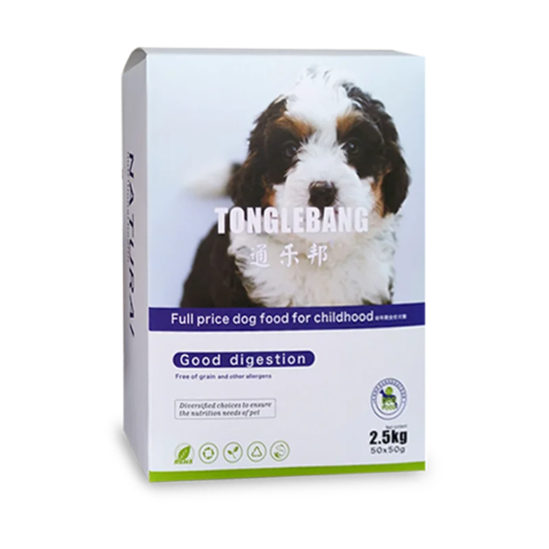 Большая поставка недавно разработанной сухой еды высокого питания для собак и других собачьих закусок