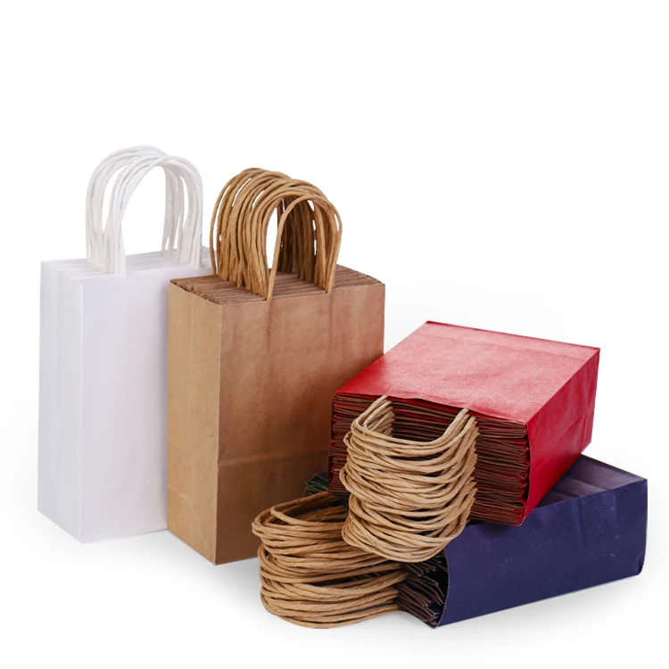 Large loading capacity big paper bags custom printed shopping paper bag low cost brown kraft paper bag